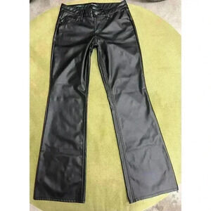Black pleather Pants
